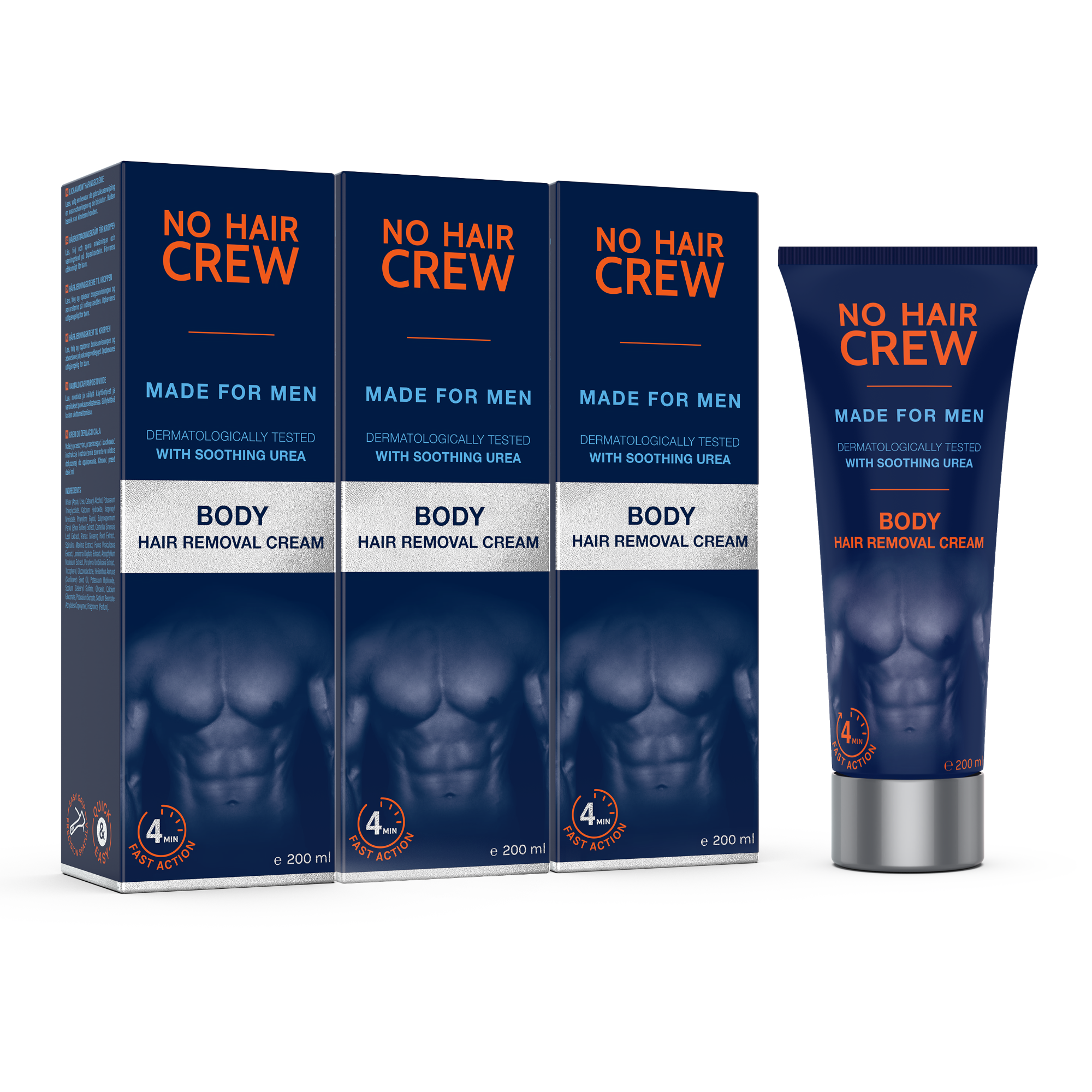 NO HAIR CREW Gentle And Effective Hair Removal Made For Men No hair crew gentle and effective hair removal made for men