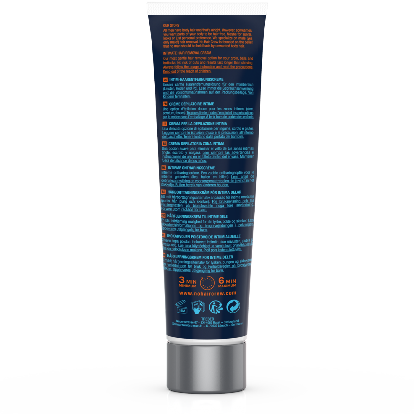 No hair crew gentle and effective hair removal made for men